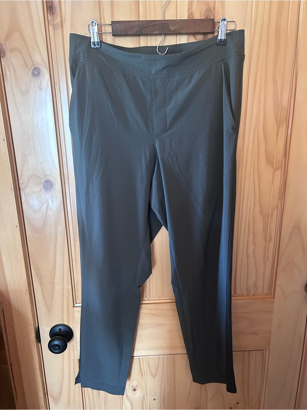 Athleta Olive Green Lightweight Track Pants